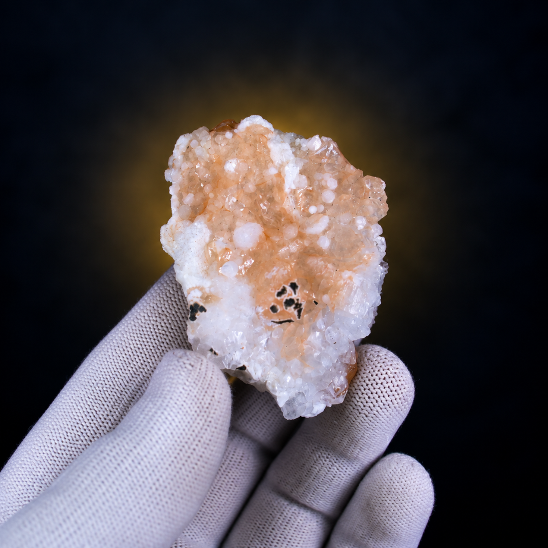 Mixed Natural Apophyllite, Stilbite, Calcite &amp; Quartz Crystal Lot – 32 Pieces