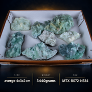 Natural Chalcedony Crystal Lot – 8 PCS – Mineral Specimens from India