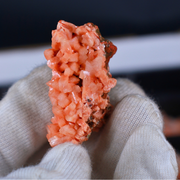 Natural Orange Stilbite with Heulandite Crystal Lot – 54 PCS – Mineral Specimens from India
