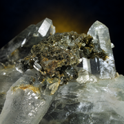 Green Chloritized Quartz Crystals · 1850 g · 22 × 10 × 10 cm · India