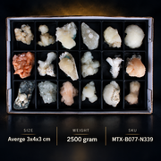 Natural Mixed Mineral Specimen Lot – 18 Pieces from India