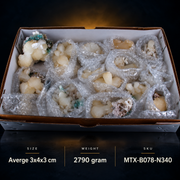 Natural Stilbite with Heulandite Crystal Lot – 14 Pieces from India