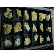 Natural Stilbite with Heulandite Crystal Lot – 18 PCS – Mineral Specimens from India