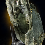 Green Chloritized Quartz Crystals · 1850 g · 22 × 10 × 10 cm · India