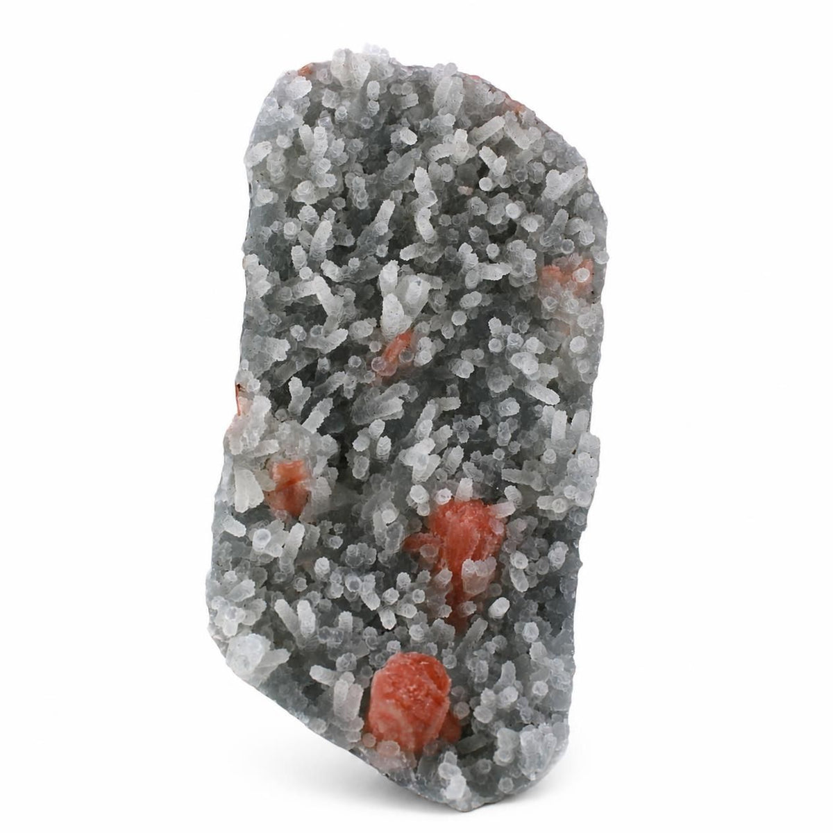 Natural Chalcedony Crystal Matrix Mineral Specimen from India 380 gm 16 × 8 × 2 cm