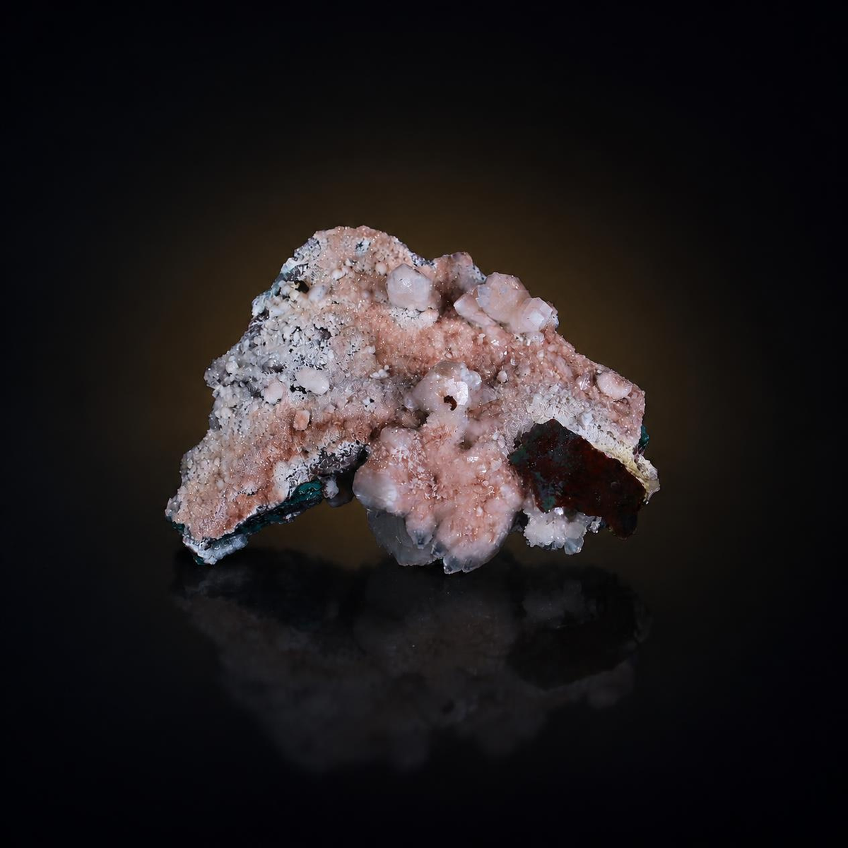 Natural Pink Heulandite with Stilbite – Mineral Specimen