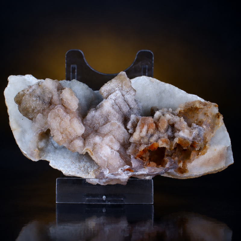 Chalcedony Botryoidal Aggregate with Calcite — India | 50 g | 7 × 5 × 3 cm