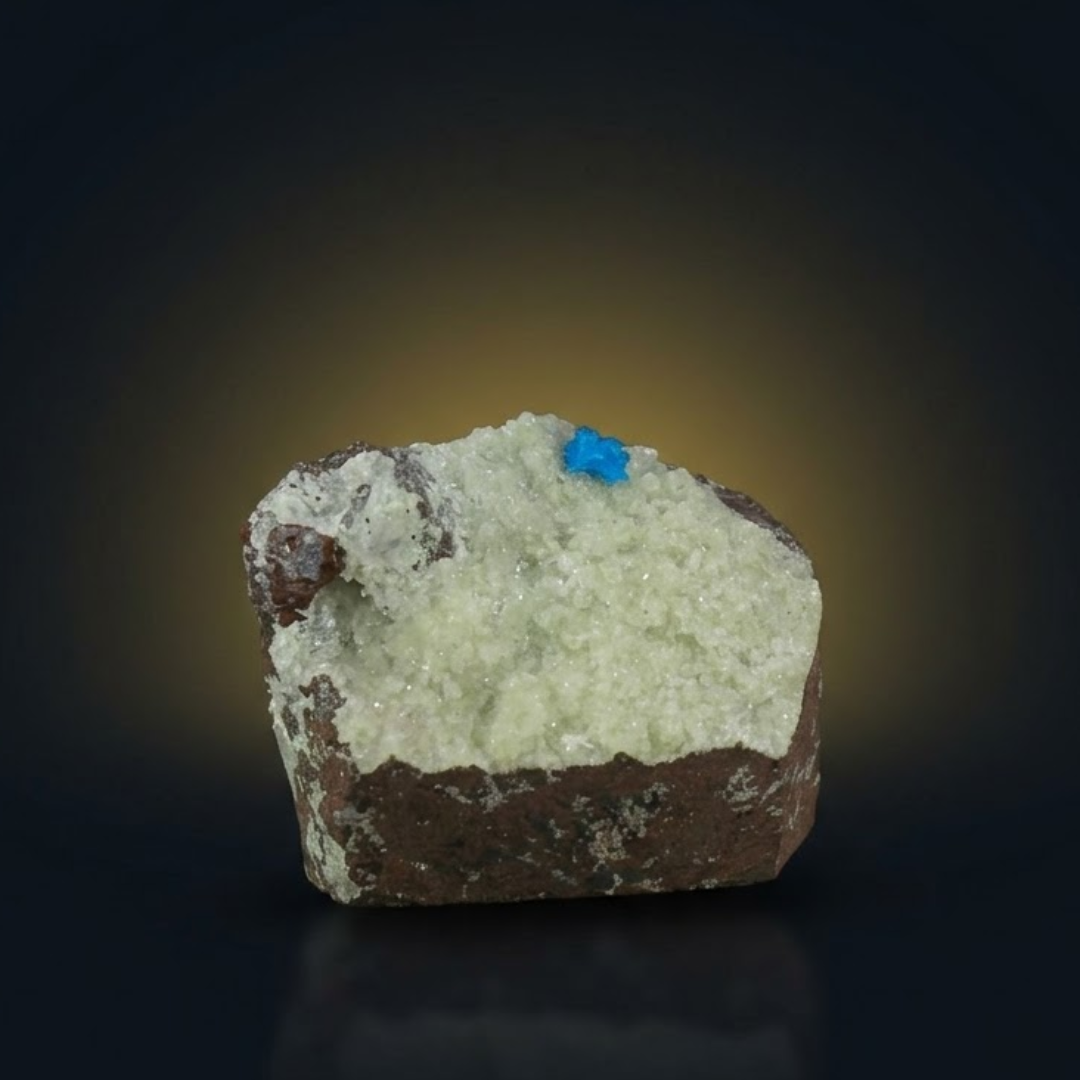 Natural Cavansite Crystal Matrix – Mineral Specimen from India