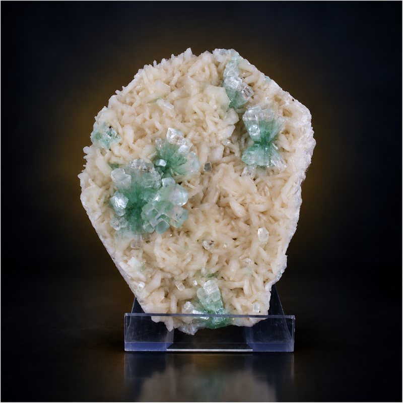 Natural Green Apophyllite Crystal Specimen – 620 g