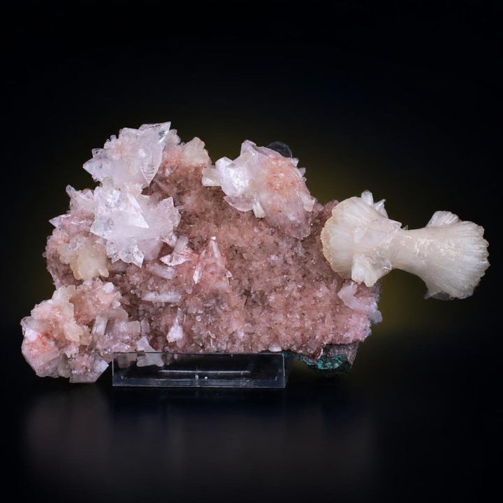 Pink Bladed Stilbite with Heulandite | 395 g | 18 × 11 × 8 cm