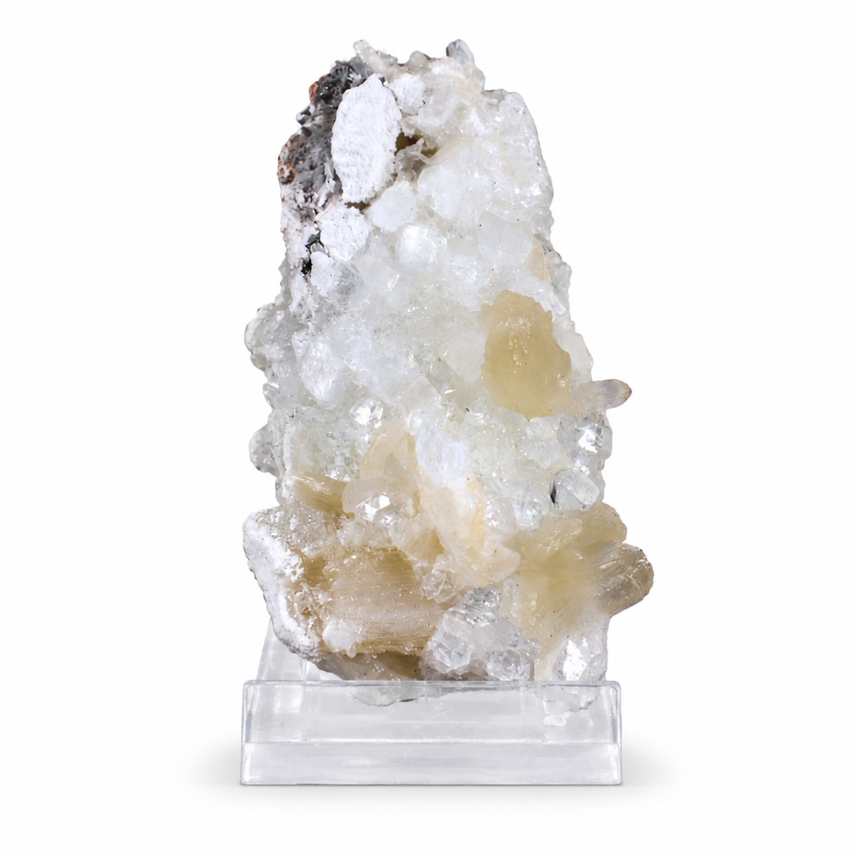 Stilbite on Heulandite Crystal Cluster | 9×5×4 cm | 70g