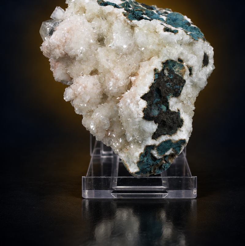 Natural Apophyllite with Stilbite – Mineral Crystal Specimen