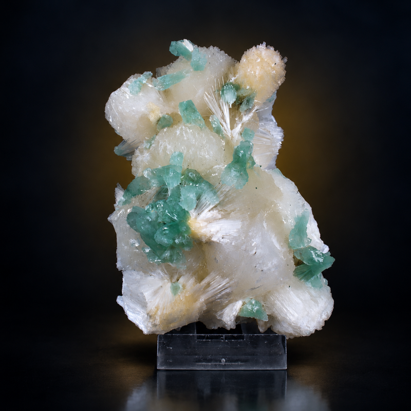 Quartz with Tabular Associated Crystals and Yellow-Toned Areas | 160 g | 13 × 8 × 8 cm