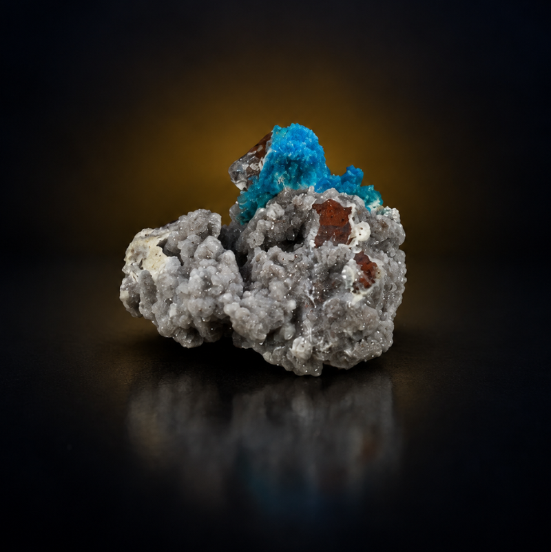 Natural Cavansite Crystal Matrix – Mineral Specimen from India