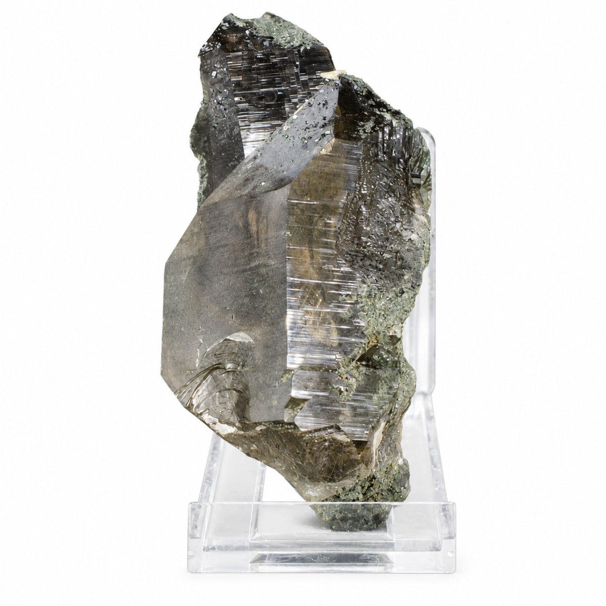 Natural Smoky Quartz Mineral Specimen 12 × 6 × 6 cm 520 g