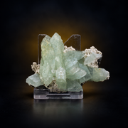 Natural Green Apophyllite with Stilbite Mineral Specimen – 70g