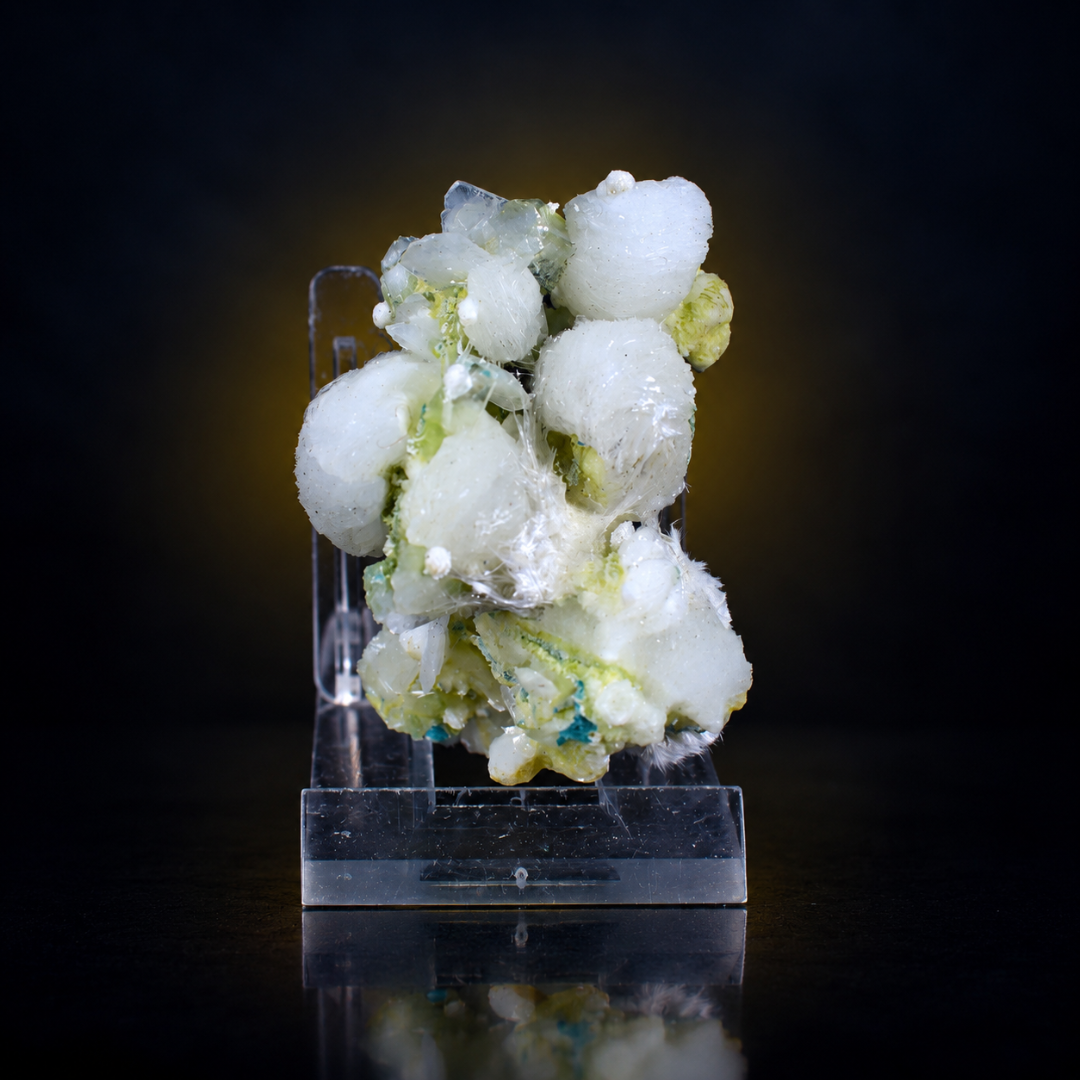 Natural Okenite with Apophyllite &amp; Heulandite Mineral Specimen – 50g