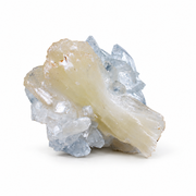 Natural Stilbite with Apophyllite Crystal Cluster – 40 g