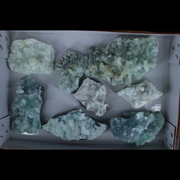 Natural Chalcedony Crystal Lot – 8 PCS – Mineral Specimens from India