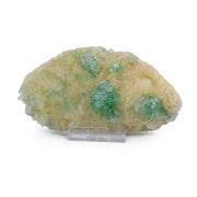 Natural Green Apophyllite with Stilbite Crystal Matrix Mineral Specimen from India 260 gm 13 × 8 × 2 cm |