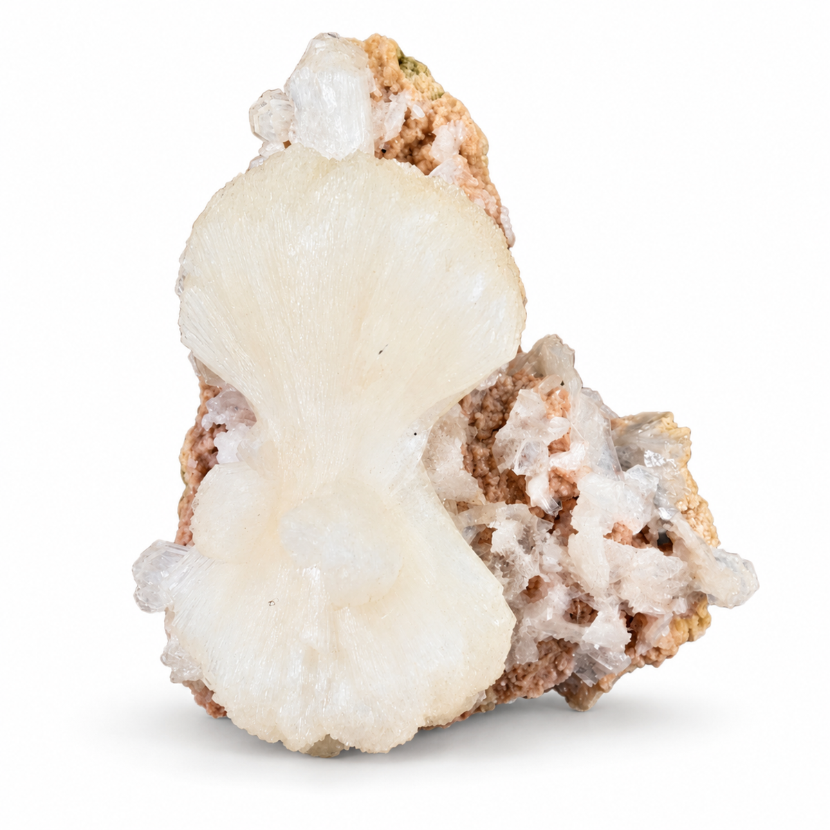 Natural Stilbite with Heulandite on Matrix – 100 g