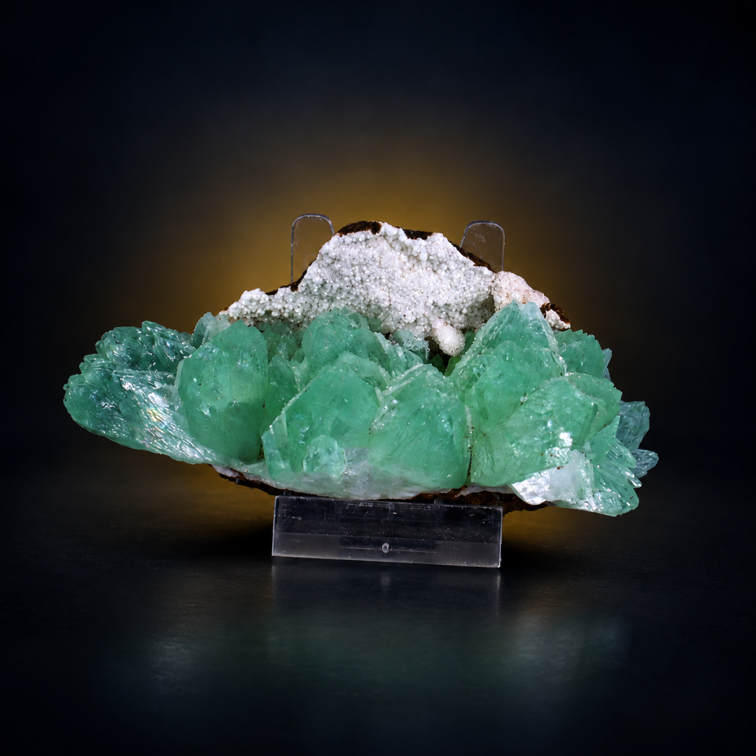Natural Green Apophyllite Crystal Specimen – 200g
