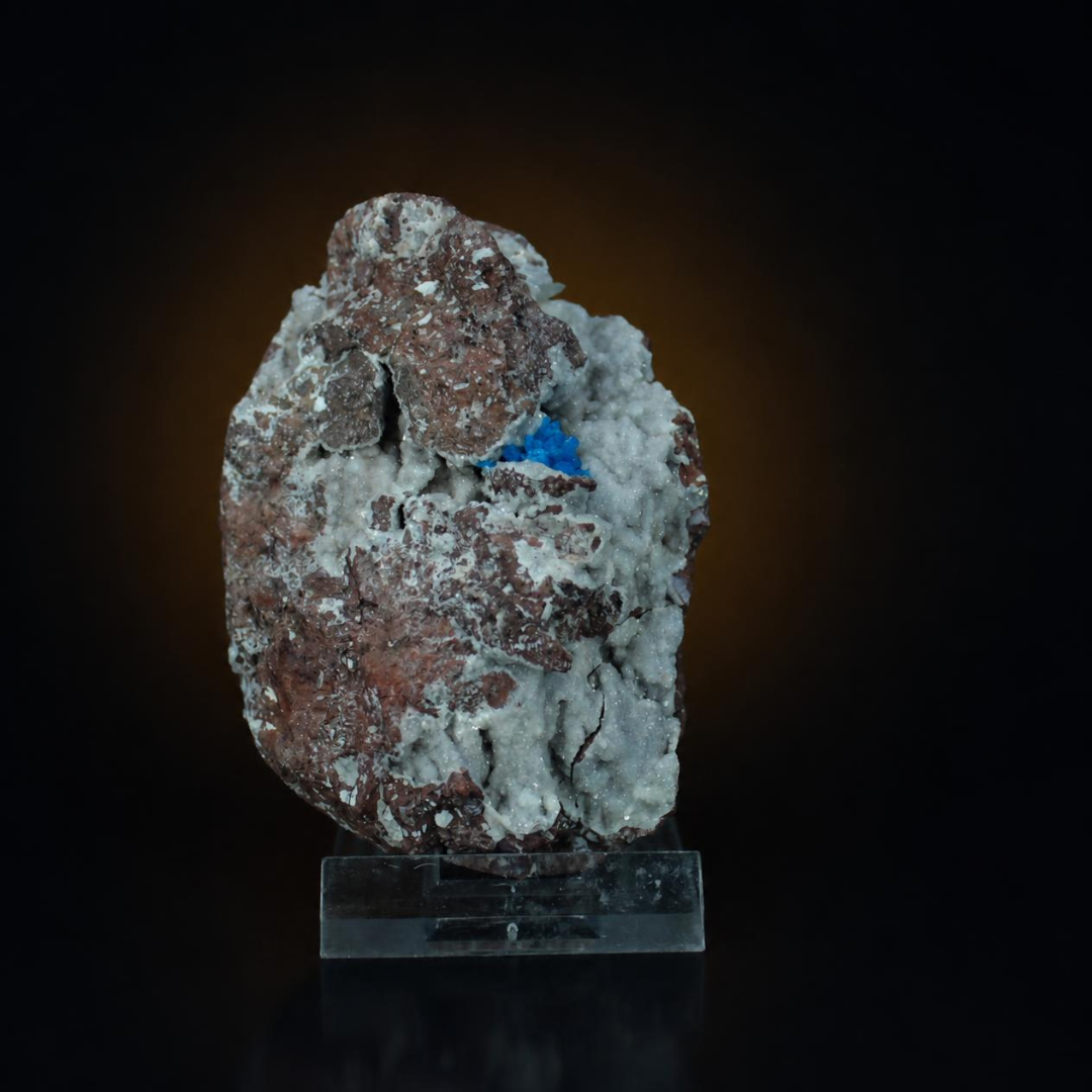Natural Cavansite Crystal Matrix – Mineral Specimen from India