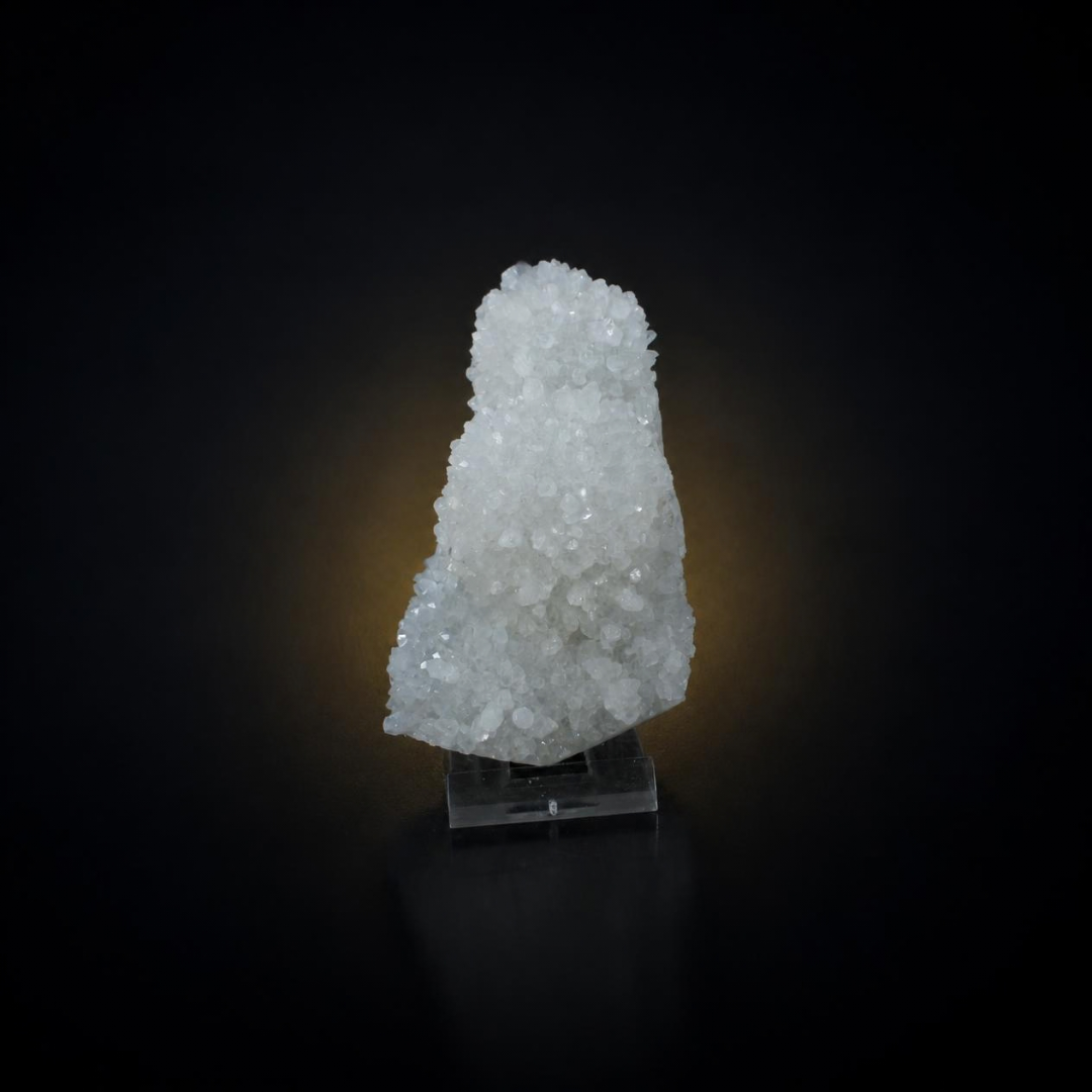 Natural Quartz Crystal Mineral Specimen – India