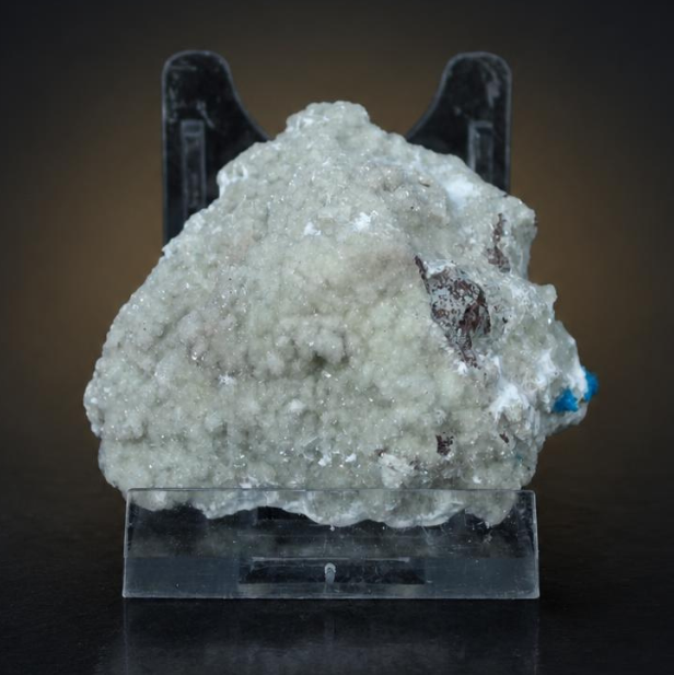 Blue Cavansite Crystals on Pale Crystalline Matrix — India | 60 g | 5 × 5 × 3 cm