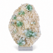 Green Apophyllite with Heulandite – Natural Mineral Specimen
