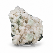 Green Apophyllite with Stilbite & Heulandite Crystal Specimen | 11×8×4 cm | 340g