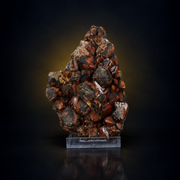 Amethyst and Hematite specimen — India, 940 g.