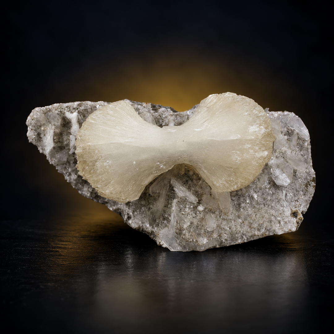 Natural Stilbite Crystal Specimen – 130 g