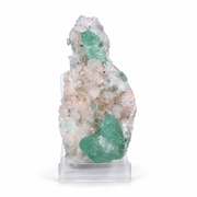 Natural Green Apophyllite with Stilbite Crystal Cluster – 100 g