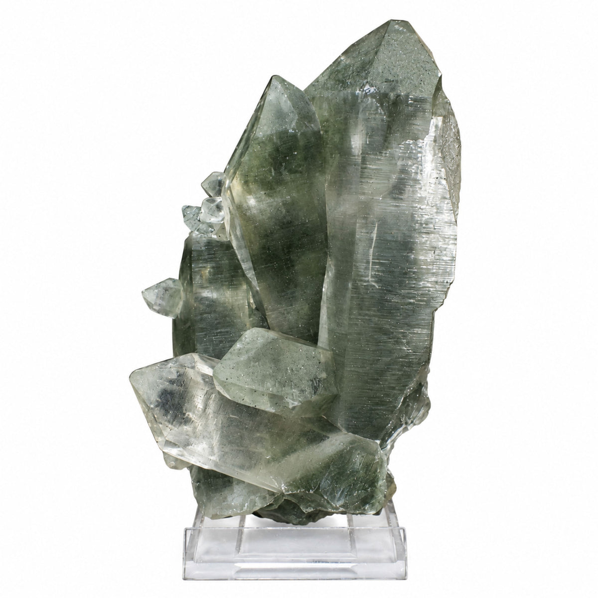 Natural Green Himalayan Quartz Mineral Specimen 15 × 10 × 5 cm 750 g