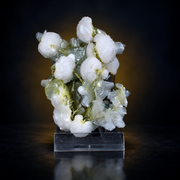 Natural Apophyllite with Heulandite &amp; Okenite Mineral Specimen – 80g
