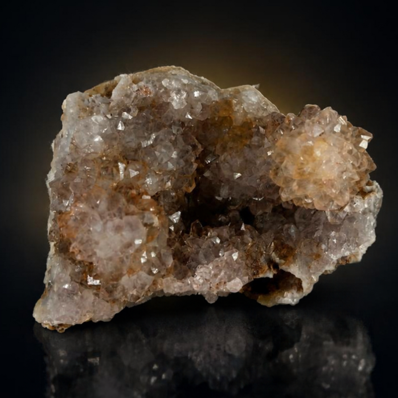 Smoky Quartz Drusy Crystal-Lined Cavity | 90 g