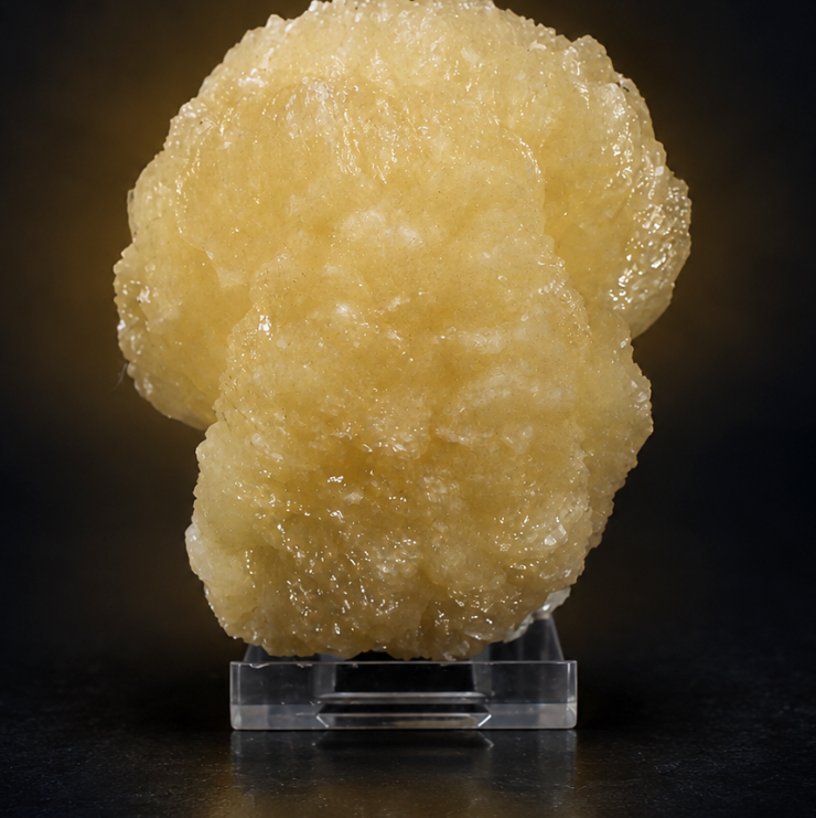 Stilbite Radiating Crystal Aggregate with Heulandite Zeolite | 210 g | 10 × 8 × 6 cm