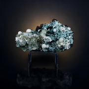 Natural Anandalite with Heulandite Crystal Specimen – India