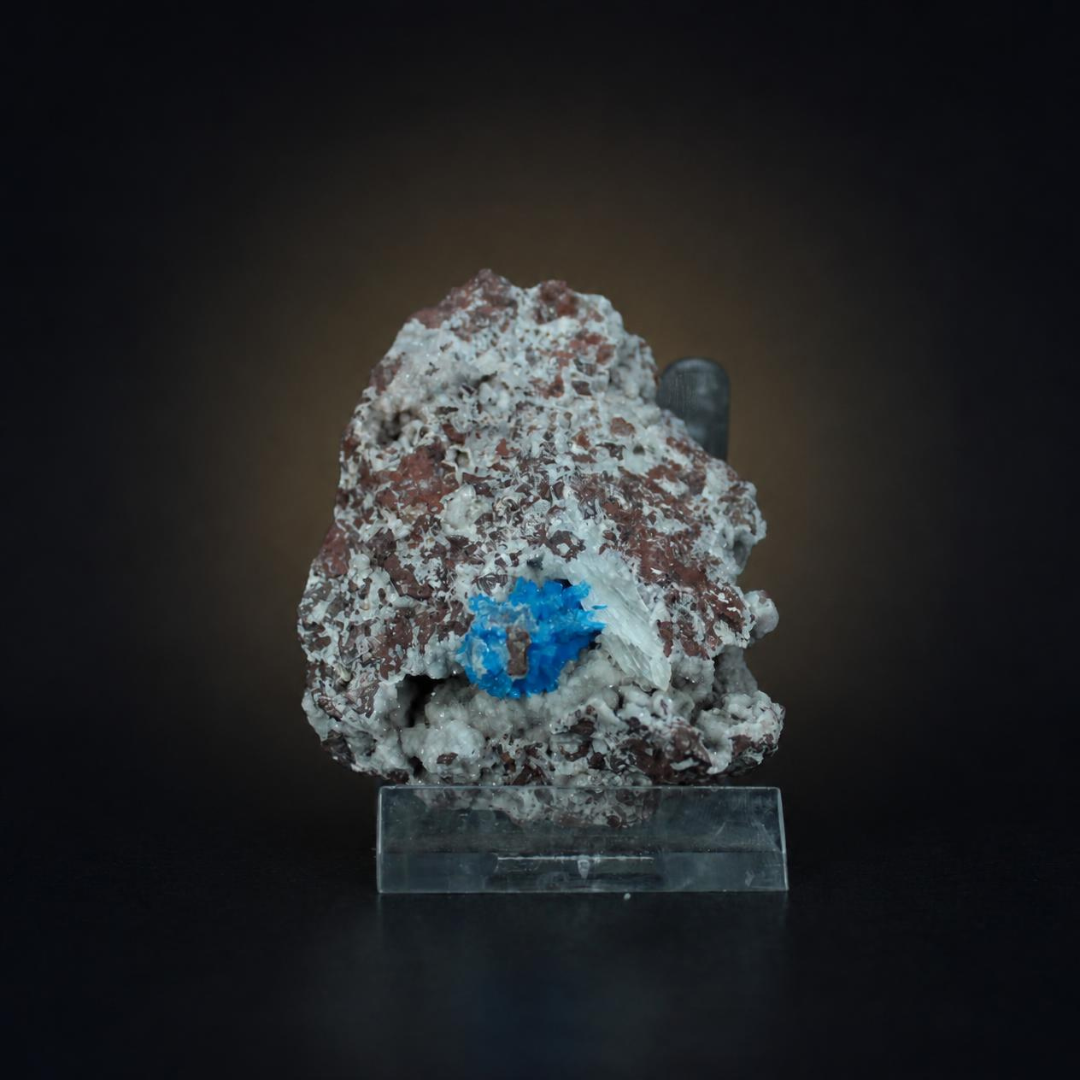 Natural Cavansite Crystal Matrix – Mineral Specimen from India