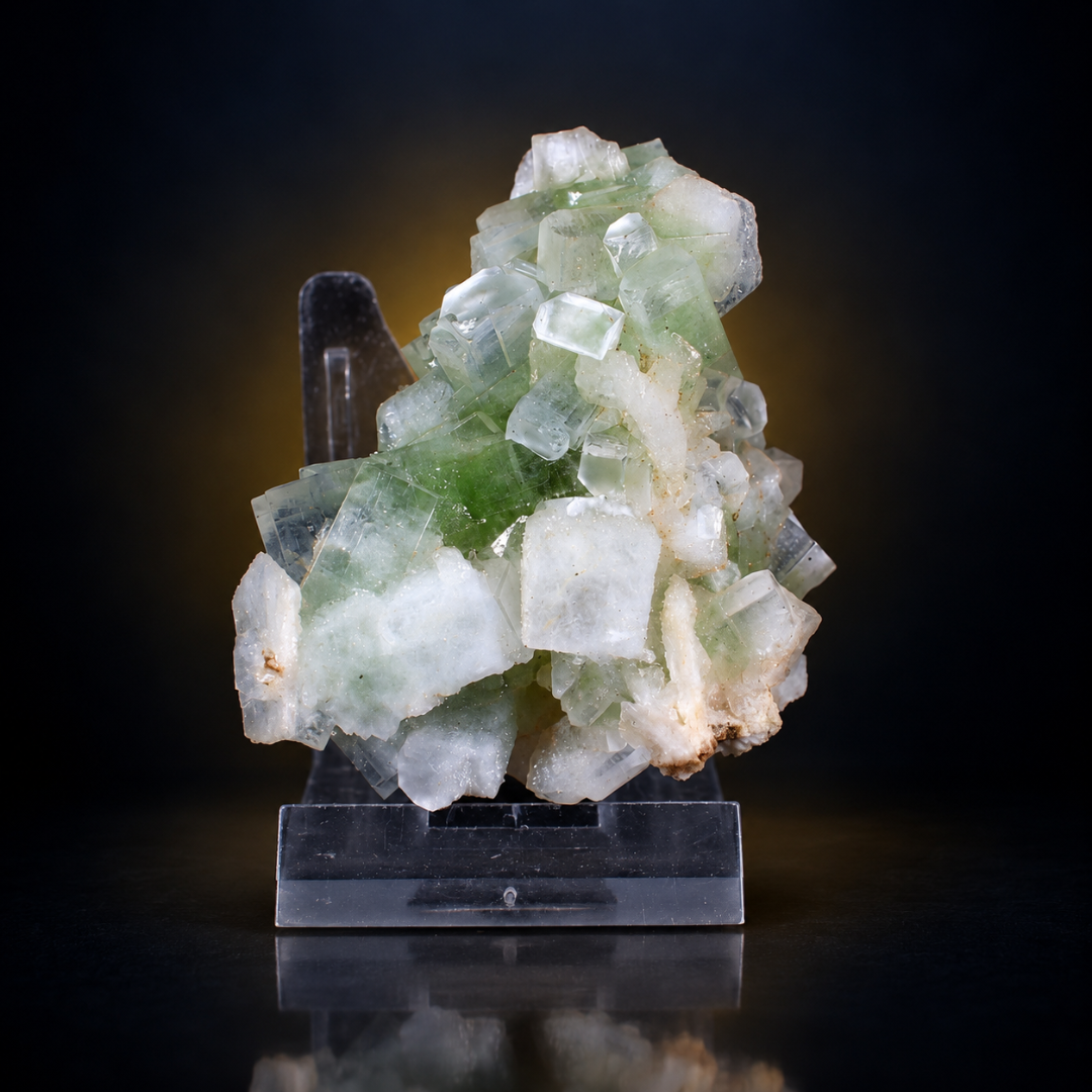 Natural Green Apophyllite Crystal Mineral Specimen – 80g