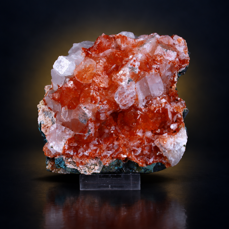 Natural Apophyllite with Stilbite Mineral Specimen – 680g