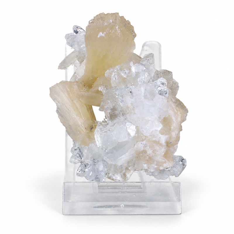 Apophyllite & Stilbite Crystal Cluster | 7 × 5 × 4 cm | 70 g