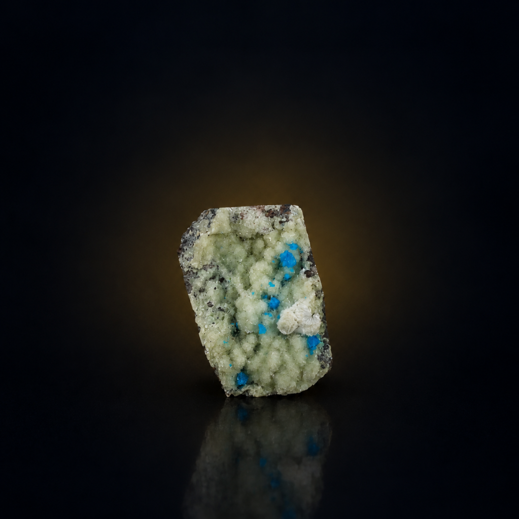 Natural Cavansite Crystal Matrix – Mineral Specimen from India