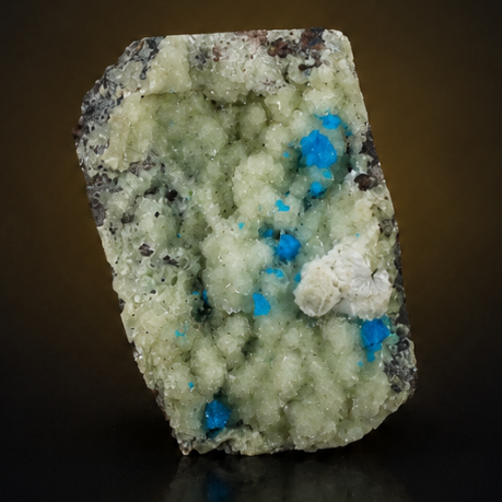 Natural Cavansite Crystal Matrix – Mineral Specimen from India