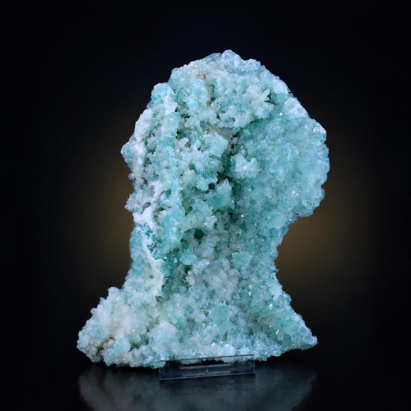Natural Green Apophyllite Crystal Matrix Mineral Specimen from India 1180 gm 26 × 15 × 4 cm