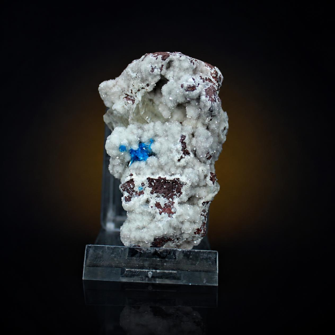 Natural Cavansite Crystal Matrix – Mineral Specimen from India