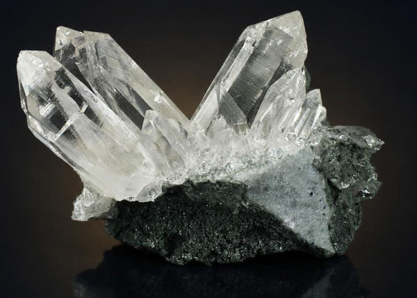 Himalayan Quartz Prismatic Crystal Cluster | 650 g | 15 × 9 × 6 cm