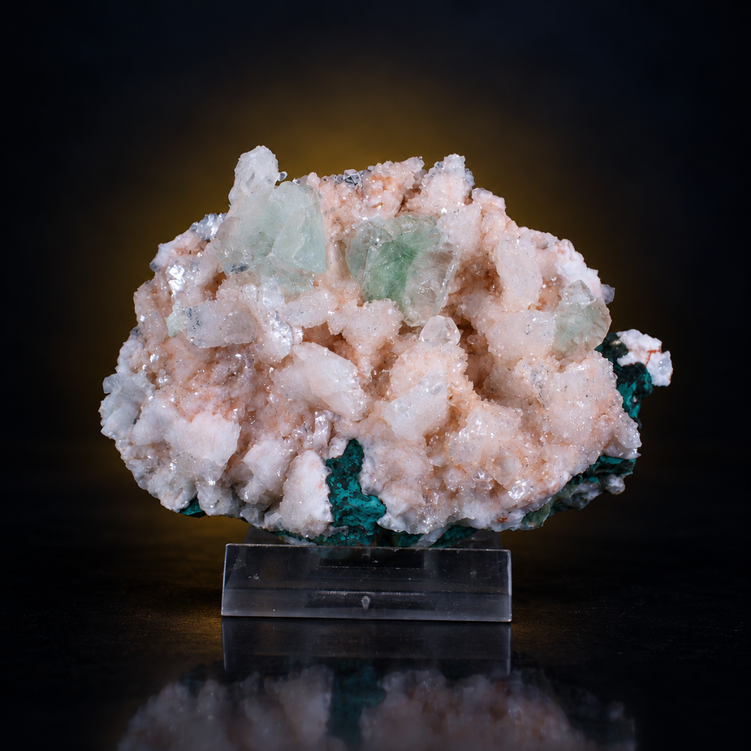 Natural Pink Apophyllite with Heulandite Mineral Specimen – 90g