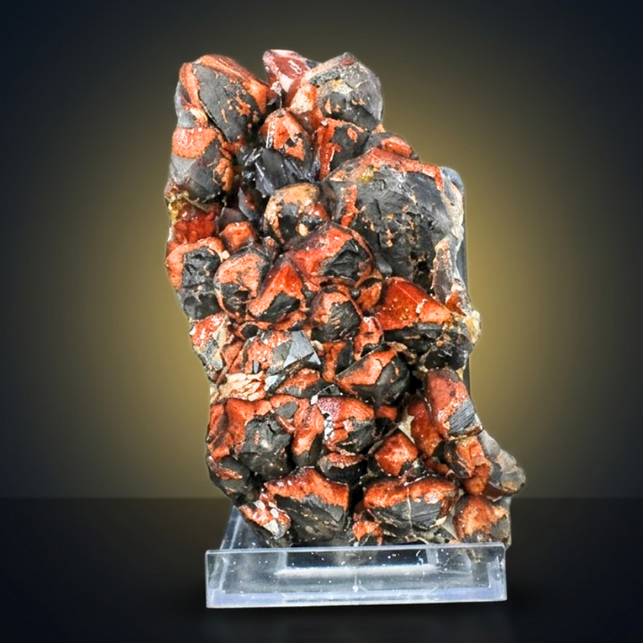 Red Amethyst Prismatic Crystal Cluster — India | 600 g | 12 × 7 × 5 cm